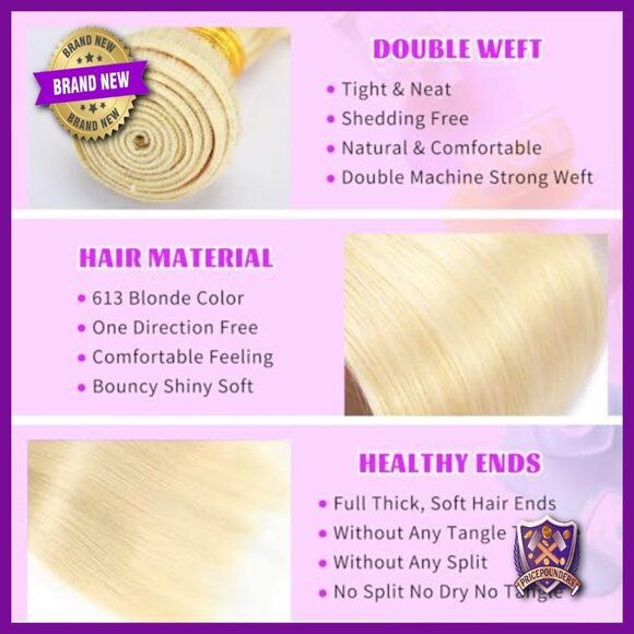 20 Inch Straight Human Hair Extensions 100% Virgin Brazilian Bundles
